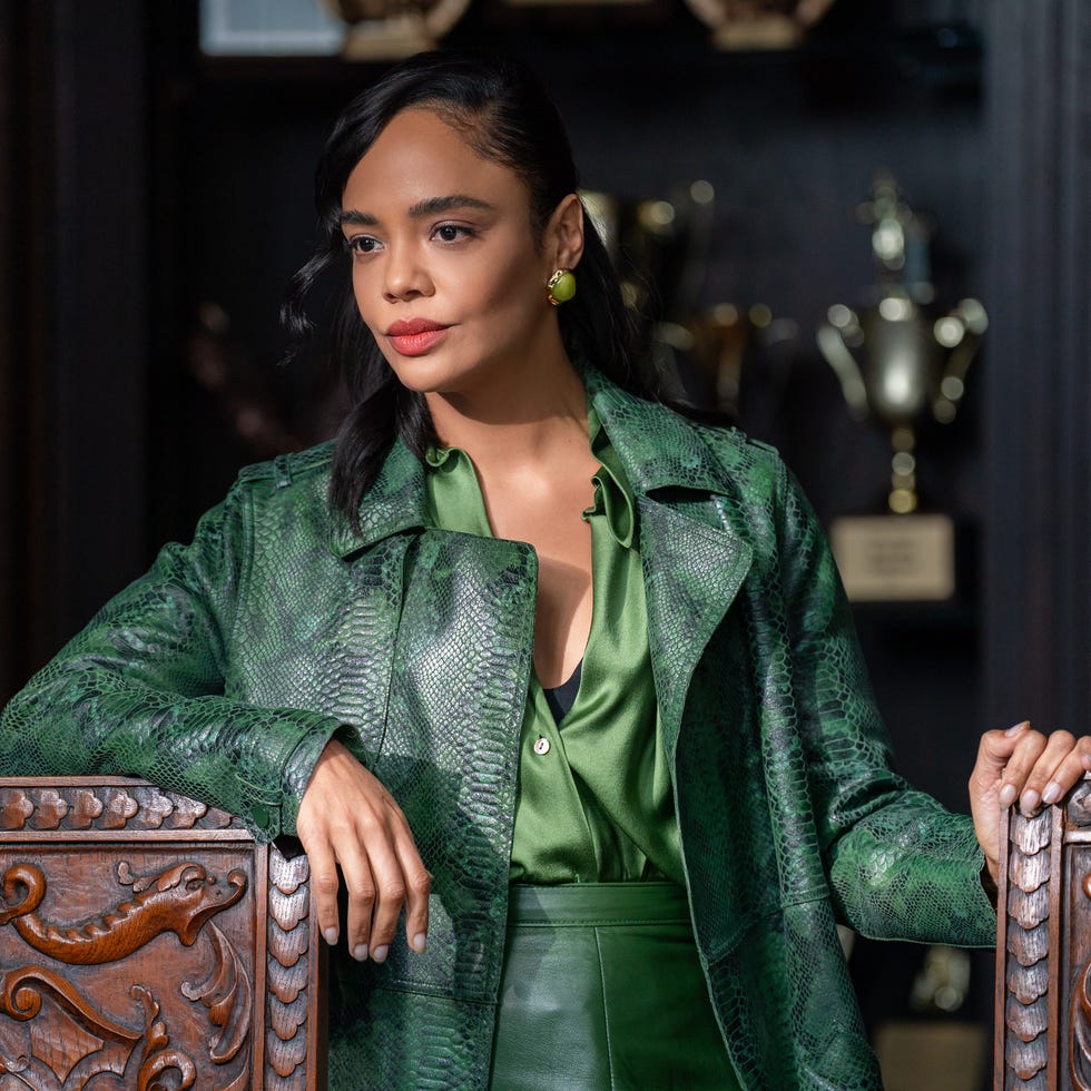 his hers. tessa thompson as anna in episode #102 of his hers. cr. eli joshua ade/netflix © 2025 his hers. tessa thompson as anna in episode #102 of his hers. cr. eli joshua ade/netflix © 2025