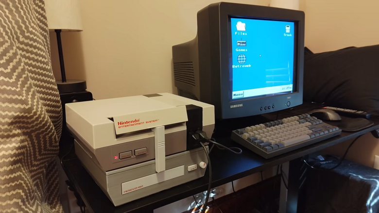 YouTuber Mods NES into functional 90's PC