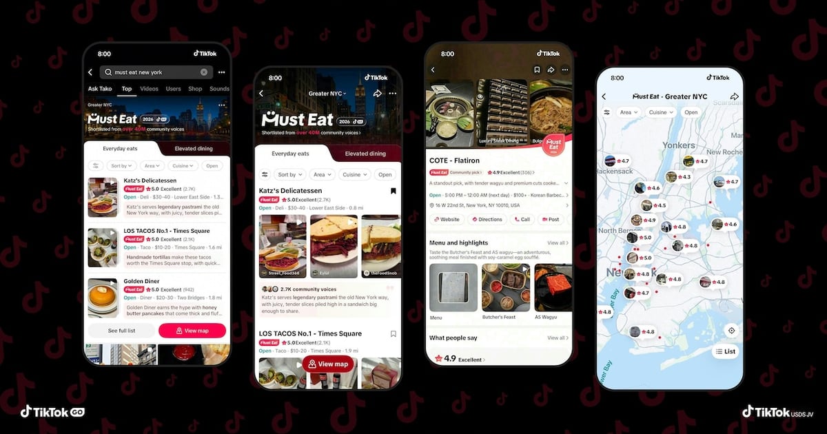 TikTok launches new dining guide called Must Eat TikTok launches new dining guide called Must Eat