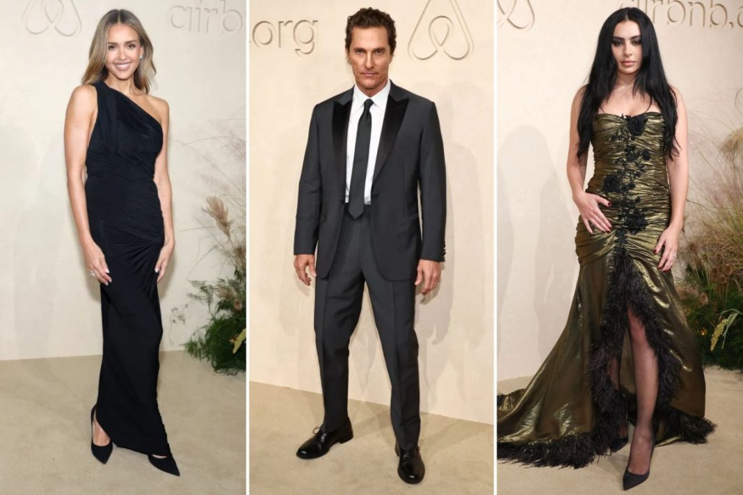 2026 Airbnb Gala red carpet: Jessica Alba, Matthew McConaughey, Charli XCX and more 2026 Airbnb Gala red carpet: Jessica Alba, Matthew McConaughey, Charli XCX and more
