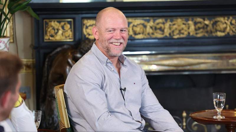 Mike Tindall joked about those who embarrassed themselves at his wedding while speaking at the Hay FestivalMEGA
