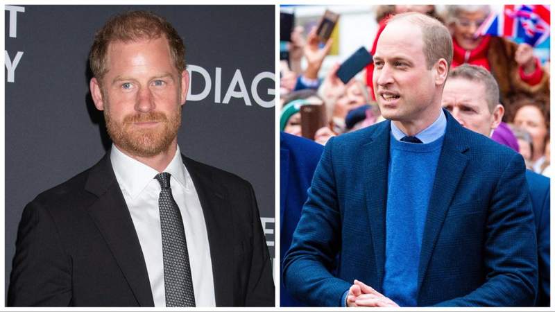 Prince Harry and Prince William last appeared together at the coronation ceremony of King Charles in 2023MEGA
