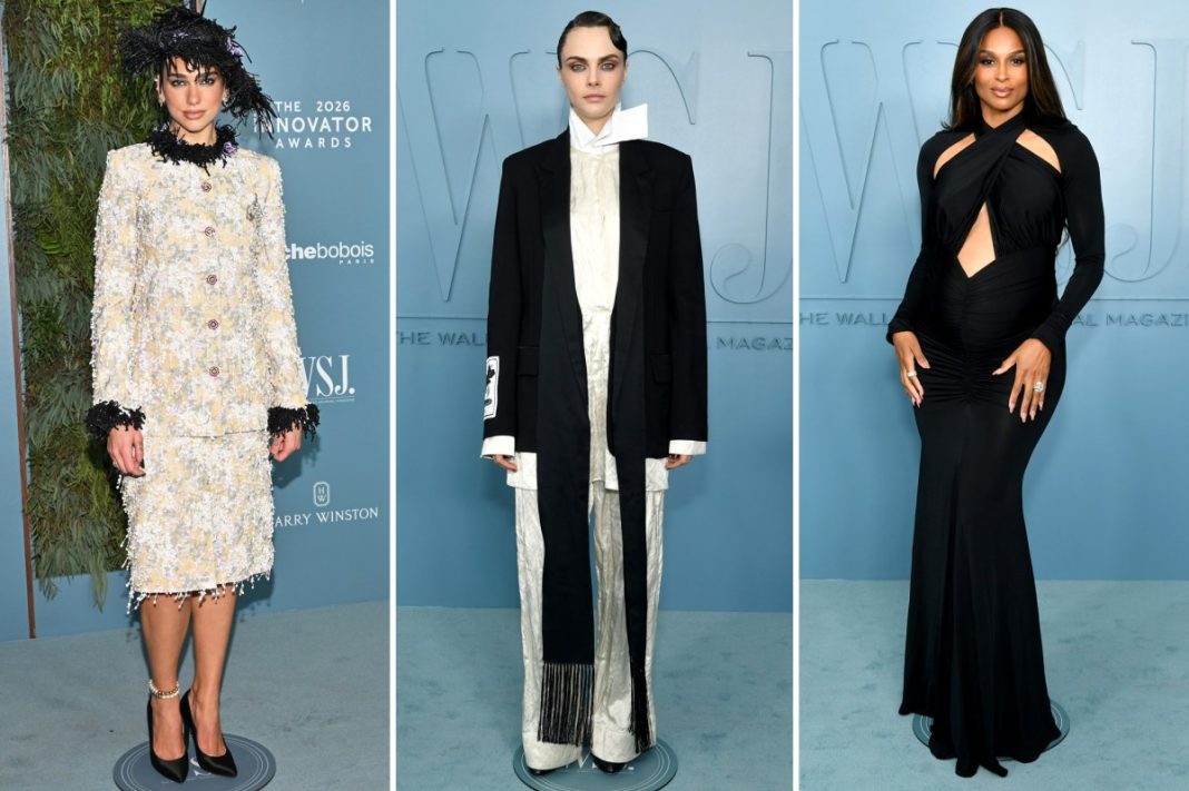 WSJ. Magazine Innovator Awards 2026 red carpet: Dua Lipa, Cara Delevingne, Ciara and more WSJ. Magazine Innovator Awards 2026 red carpet: Dua Lipa, Cara Delevingne, Ciara and more