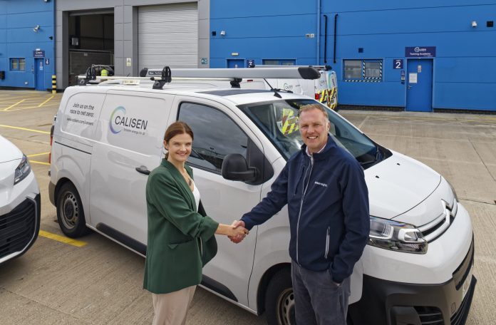 Calisen targets electric van downtime with solar battery technology Calisen targets electric van downtime with solar battery technology