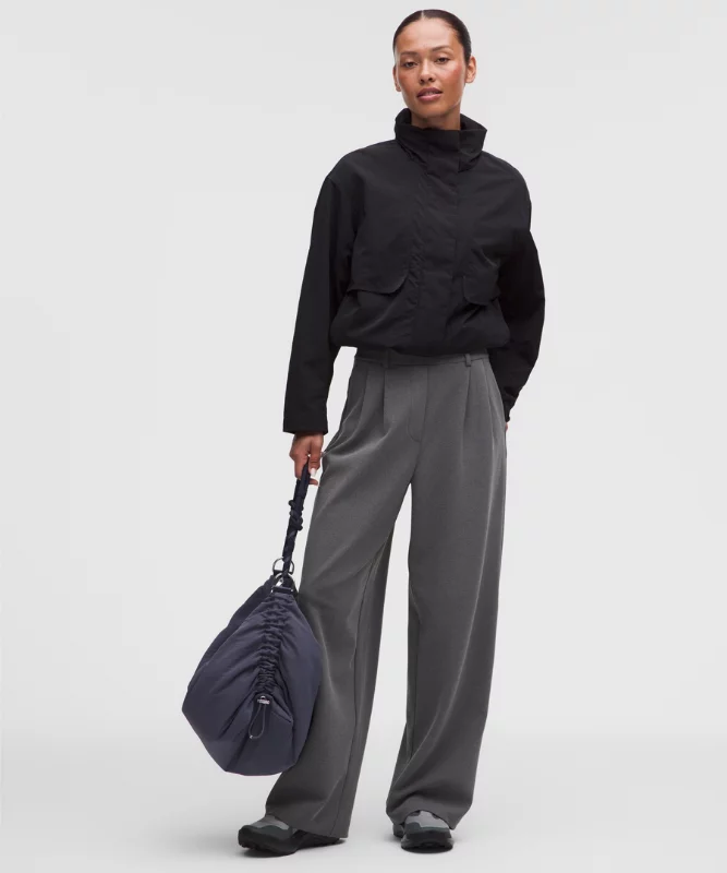 Daydrift High-Rise Wide-Leg Trouser Regular - Heathered Graphite Grey - S