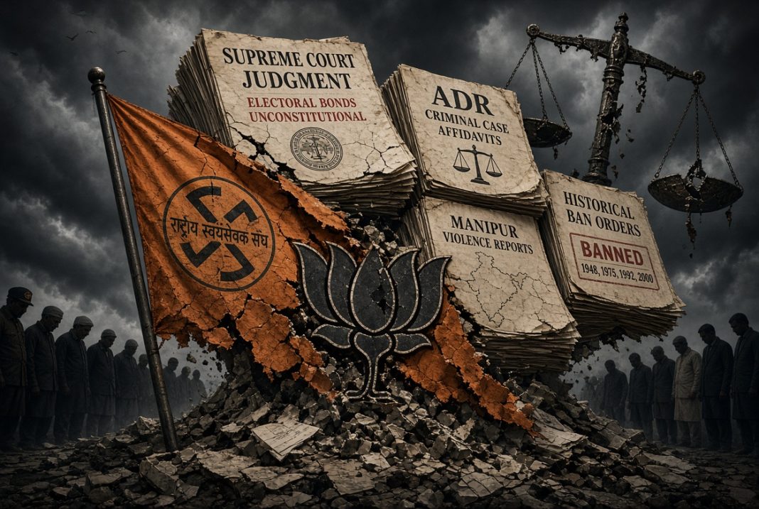 The RSS–BJP Reckoning: Fifteen Years of Documented Failures, Criminal Cases, and Generational Damage